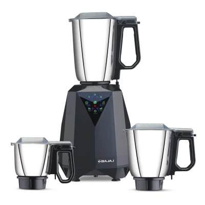 Bajaj JX 20 (410701) With Shock proof abs body JMG 800 Juicer Mixer Grinder (2 Jars, White & Pink)