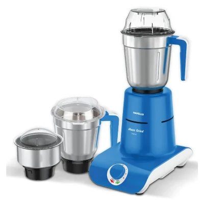 Havells HYDRO WITH 2 YEAR COMPLETE 5 YEAR MOTOR WARRANTY 750 Mixer Grinder (3 Jars, Yellow)