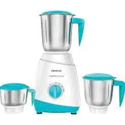 Havells Momenta 600 W Juicer Mixer Grinder (3 Jars, White)