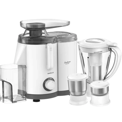 Pigeon 15597 ORB 750 Mixer Grinder (3 Jars, White)