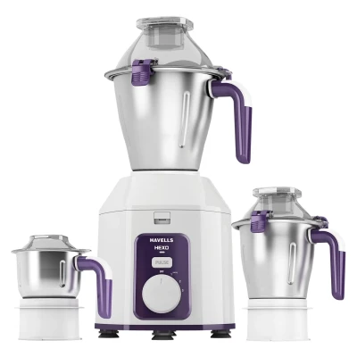 Pigeon Viola Viola Mixer Grinder 550 W Mixer Grinder (3 Jars, Purple)