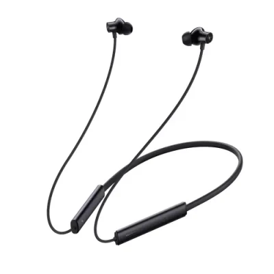 realme Buds Wireless 3 with 30dB ANC, 360 degree Spatial Audio, upto 40 hours Playback Bluetooth Headset??(Pure Black, In the Ear)