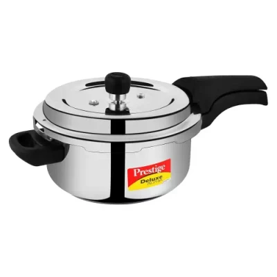 Prestige Deluxe Alpha Svachh 3 L Induction Bottom Pressure Cooker??(Stainless Steel)