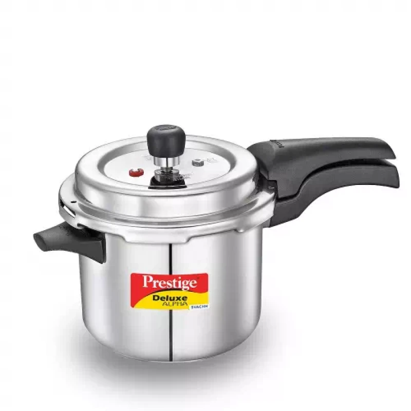 Prestige Deluxe Alpha Svachh 3.5 L Induction Bottom Pressure Cooker??(Stainless Steel)