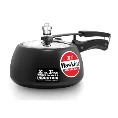 Hawkins Contura Black XT (CXT30) 3 L Induction Bottom Pressure Cooker??(Hard Anodized)