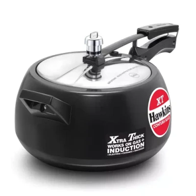 Hawkins Contura Black XT (CXT50) 5 L Induction Bottom Pressure Cooker??(Hard Anodized)