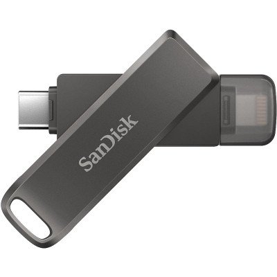 SanDisk iXpand, SDIX70N-064G-GN6NN, Type C, iPhone, iPad, Mac 64 GB Pen Drive??(Black)