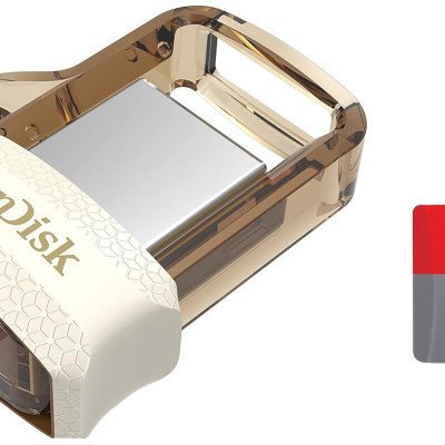 SanDisk SDDD3-032G-I35GW 32 GB OTG Drive??(Gold, Type A to Micro USB)