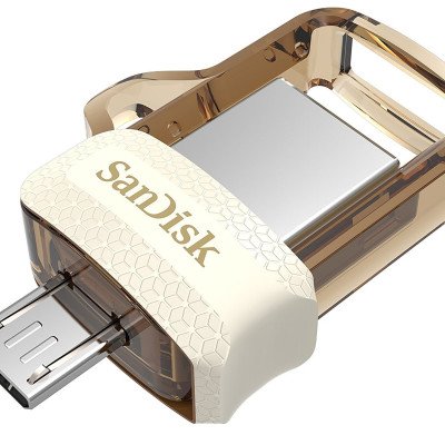 SanDisk SDDD3-064G-I35GW 64 GB OTG Drive??(Gold, Type A to Micro USB)