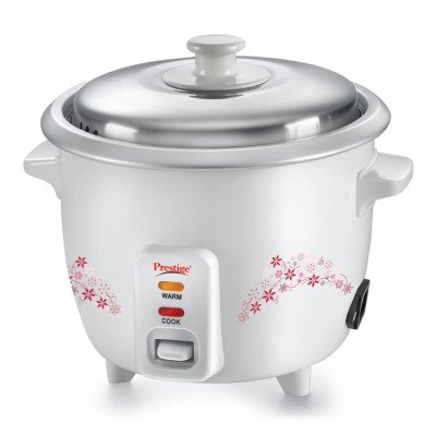 Prestige Delight PRWO 1.5 (1.5L OPEN TYPE) Electric Rice Cooker with Steaming Feature??(1.5 L, White, Pack of 4)