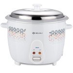 Bajaj RCX 1.8 DLX Rice Cooker, 1.8 Litre , White