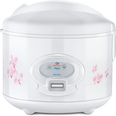 Bajaj Majesty New RCX21 delux. Electric Rice Cooker with Steaming Feature??(1.8 L, White)