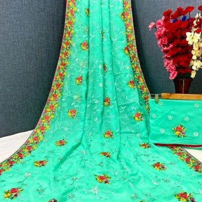 Classy Aishani Refined Embroidered Sarees 