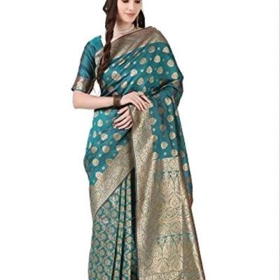 Best Banarasi Silk Jacquard Saree With Blouse