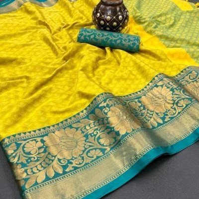 Classic Cotton Silk Yellow Sarees