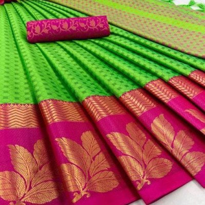 Adrika Classy Green Banarasi Silk Sarees 