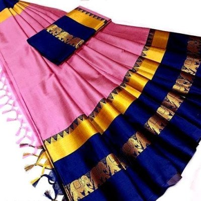 Jivika Classic Petite Cotton Silk Multi Sarees