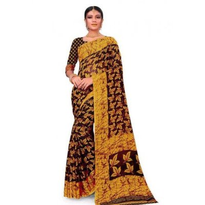 Aagyeyi Superior Floral Printed Sarees