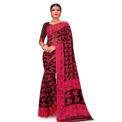 Aagyeyi Superior Multi Floral Printed Sarees