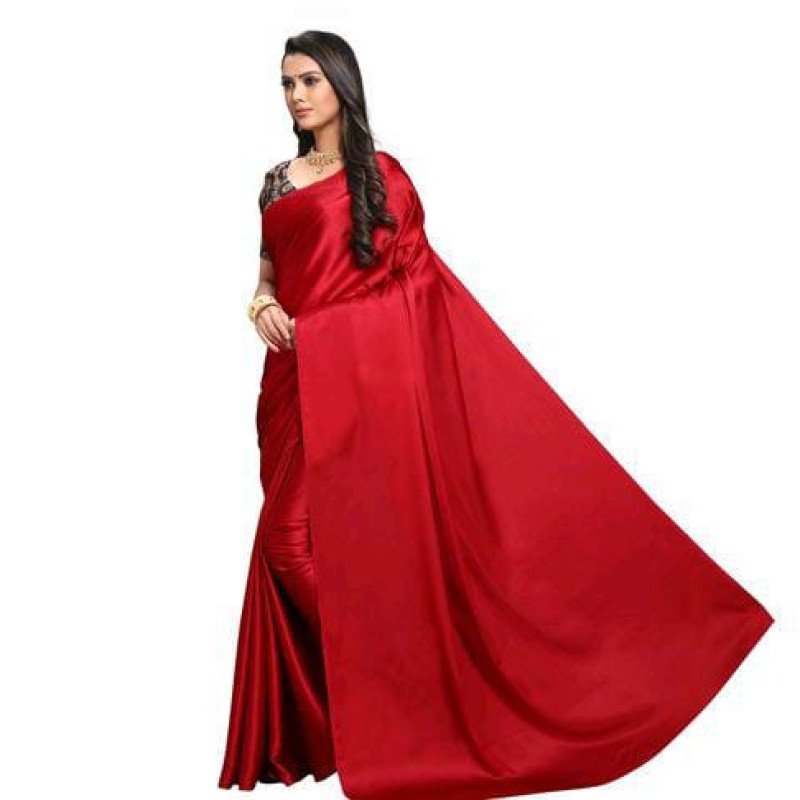 Chitrarekha Superior Maroon Satin Sarees