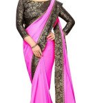 Kashvi Drishya Pink Georgette Sarees