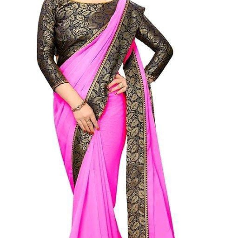 Kashvi Drishya Pink Georgette Sarees