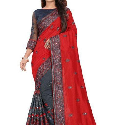 Myra Georgette Multi Embroidered Sarees