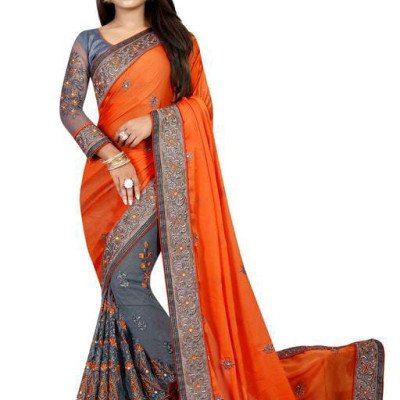 Myra Classy Georgette Embroidered Sarees