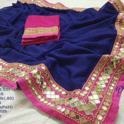 Myra Attractive Blue Women Sarees