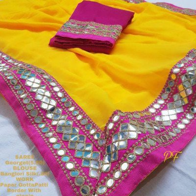 Myra Attractive Yellow Women Sarees