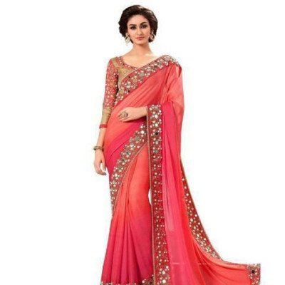 Kim Pretty Georgette Women's Sarees