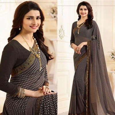 Banita Check Printed Women Sarees