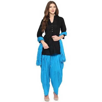 Fashionable Women Short Kurta Patiala Salwar With Dupatta