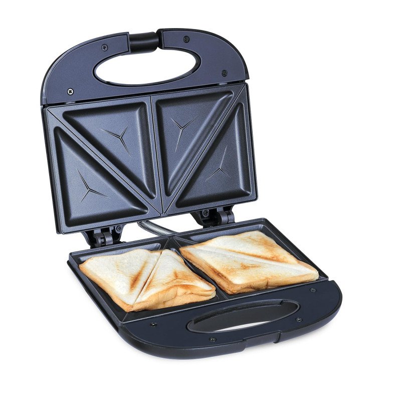 Bajaj SWX 3 Deluxe 800W 2-Slice Sandwich Toaster with Toast Plates Non-Stick Plates 800 W Pop Up Toaster??(Black)