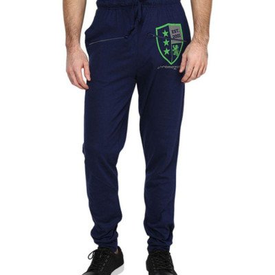 Seasons blue Cotton Trackpants