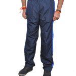 House Blue Polyester Trackpants