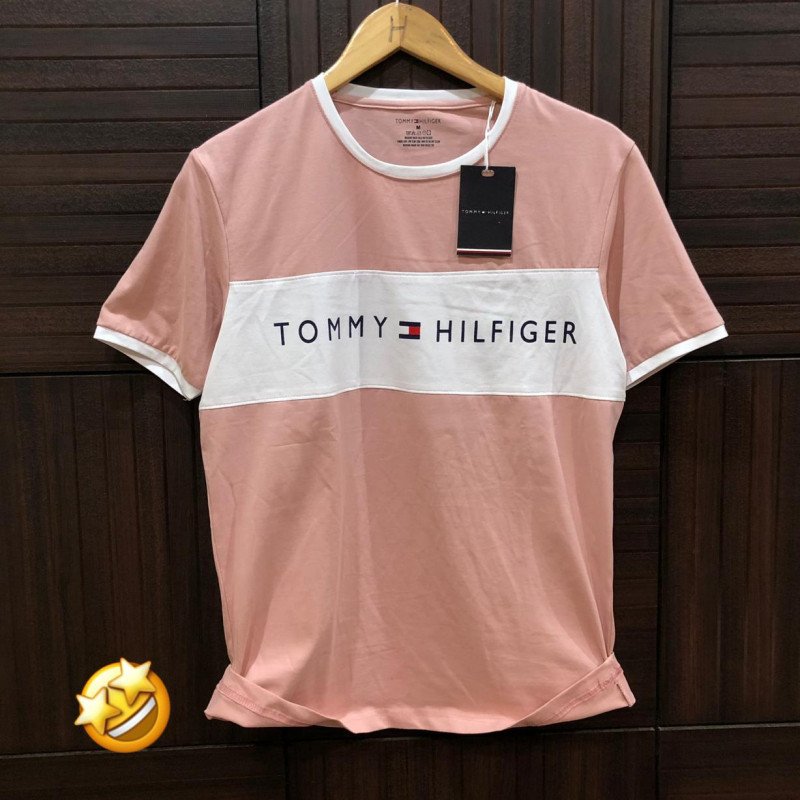 Seasons Pink Round Neck T-Shirt