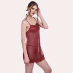 Flirty Sheer Chemise for Women