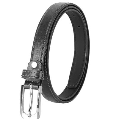 Black Women Leather Formal Belt