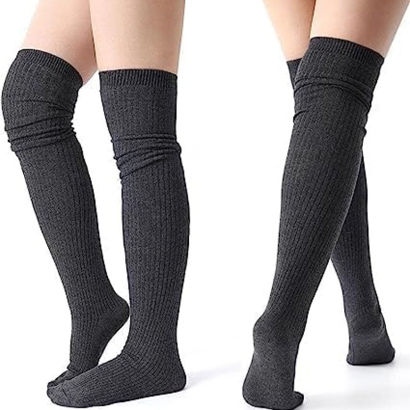 High Knee Warmer Winter Long Boot Cuffs Socks